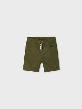 Mayoral Mayoral Шорти от плат 3224 Зелен Regular Fit