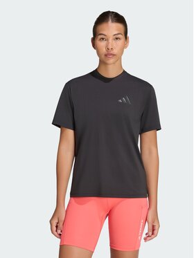 adidas adidas Koszulka techniczna 168136 Czarny Regular Fit