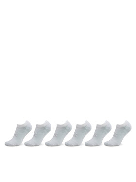 Under Armour Under Armour Súprava 6 párov krátkych ponožiek unisex Ua Essential No Show 6Pk 1382611-100 Biela