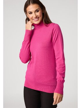 QUIOSQUE QUIOSQUE Sweter Quiosque 6VS001501 Różowy Regular Fit