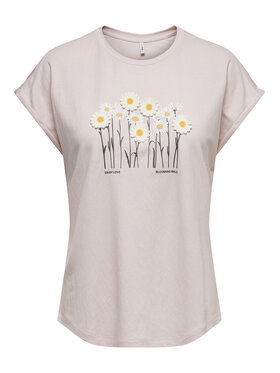 ONLY ONLY T-särk Jany 15372108 Heleроosa Regular Fit