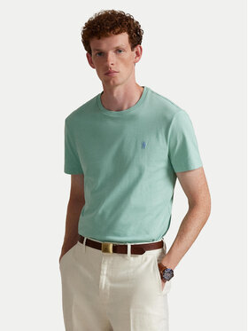 Polo Ralph Lauren Polo Ralph Lauren T-Shirt 710671438507 Zielony Custom Slim Fit