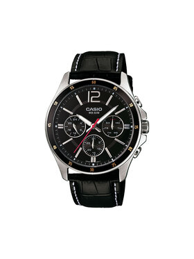 Casio Casio Zegarek MTP-1374PL-1AVEF Czarny