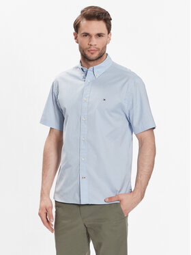 Tommy Hilfiger Tommy Hilfiger Πουκάμισο MW0MW31382 Γαλάζιο Regular Fit