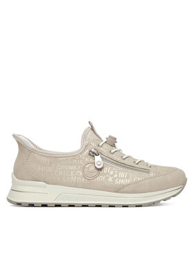 Rieker Rieker Sneakersy N1455-62 Béžová