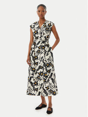 LOLA CASADEMUNT LOLA CASADEMUNT Φόρεμα πουκάμισο MS2616009 Μαύρο Regular Fit