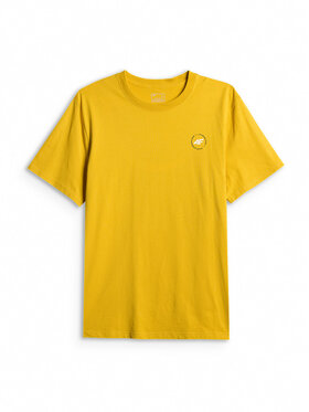 4F 4F T-Shirt WHEEL & WAVE Żółty Relaxed Fit