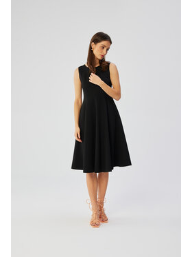 Stylove Stylove Sukienka koktajlowa S358 Czarny Comfortable Fit