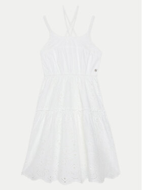 Guess Guess Vestito da giorno J5GK30 WH7D0 Bianco Regular Fit