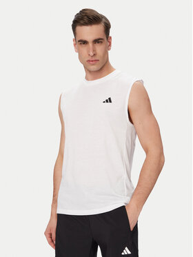 adidas adidas Tehnička majica Workout Essentials Feelready KD5424 Bijela Regular Fit