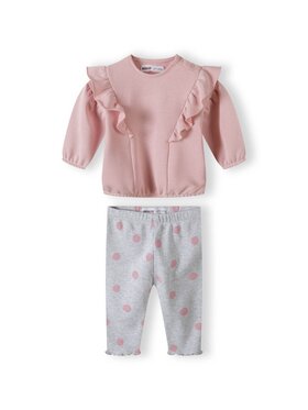 MINOTI MINOTI Bluza 24fleece24 Różowy Regular Fit