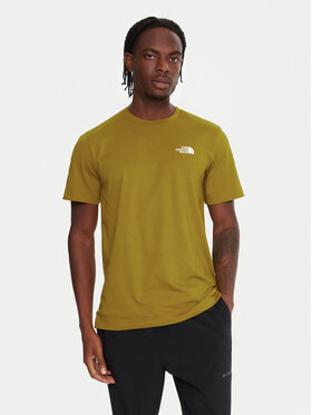 The North Face The North Face T-krekls Simple Dome NF0A87NG Dzeltens Regular Fit