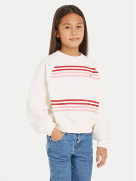 Tommy Hilfiger Tommy Hilfiger Bluza Monotype KG0KG08037 Écru Relaxed Fit
