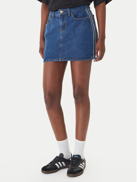 adidas adidas Gonna di jeans 3-Stripes KD2901 Blu Regular Fit