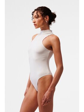 LE POSSÉ LE POSSÉ Body BWZG Biały Slim Fit