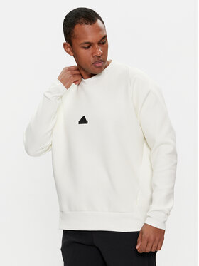 adidas adidas Majica dugih rukava Z.N.E. Premium IN1845 Bijela Loose Fit