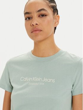 Calvin Klein Jeans T-shirt Institutional J20J224914 Plava Regular Fit