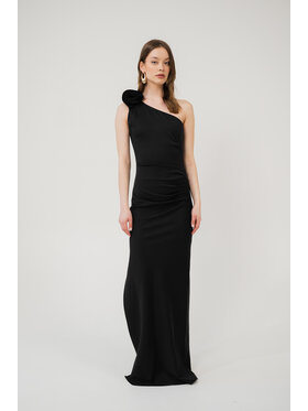 ROSE AVENUE ROSE AVENUE Sukienka wieczorowa LAUREN Czarny Slim Fit