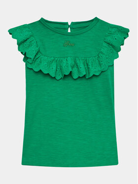Guess Guess Blusa K3GP26 K6XN1 Verde Regular Fit