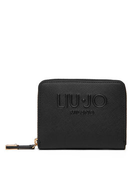 Liu Jo Liu Jo Голям дамски портфейл Ecs M Zip Around AF5156 E0087 Черен
