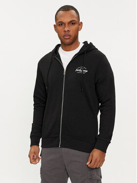 Jack&Jones Jack&Jones Majica dugih rukava Forest 12249238 Crna Standard Fit