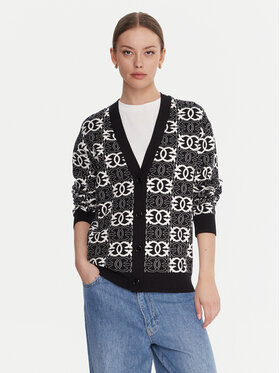 PINKO PINKO Kardigan Half Breed 106042 A2YD Czarny Regular Fit