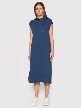 Ecoalf Ecoalf Džemper haljina Cal GADRCALAD5532WS22 Tamnoplava Regular Fit