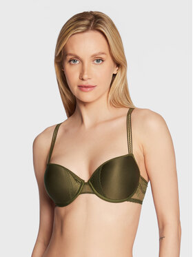 Passionata by Chantelle Passionata by Chantelle Biustonosz z fiszbiną Maddie P47H90 Zielony