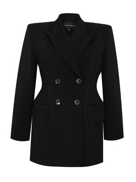 Magda Matyja Magda Matyja Marynarka GEORGIA BLAZER Czarny Fitted Fit