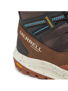 Merrell Trekking Nova Sneaker Boot Bungee Mid Wp J067111 Smeđa