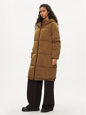 YAS YAS Μπουφάν πουπουλένιο 26031874 Καφέ Regular Fit