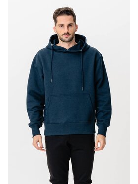 TeeShoppen TeeShoppen Bluza 'Basic Collection' Granatowy Regular Fit