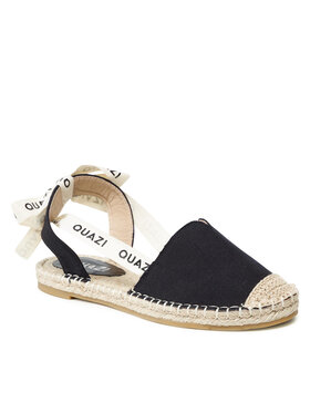 QUAZI QUAZI Espadrile WSS990-96 Črna