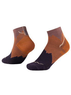 Buff Buff Calzini corti Merino Lightweight Quarter Socks Marrone