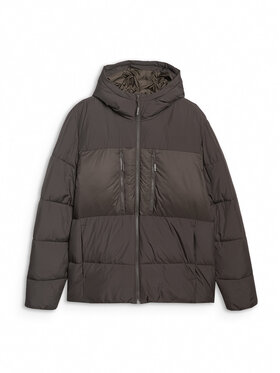 4F 4F Kurtka puchowa APRES SKI Khaki Regular Fit