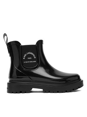 KARL LAGERFELD KARL LAGERFELD Gumene čizme KL47140 Crna