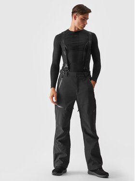 4F 4F Pantaloni da sci 4FWAW24TFTRM694-20S Nero Regular Fit