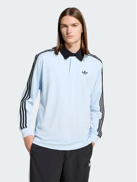 adidas adidas Polo 159300 Błękitny Loose Fit