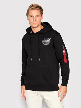 Alpha Industries Alpha Industries Bluza Dark Side 108337 Czarny Relaxed Fit