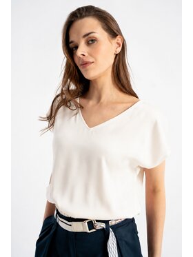 CLICK CLICK Μπλουζάκι 10-6974 Ανοιχτό μπεζ Regular Fit