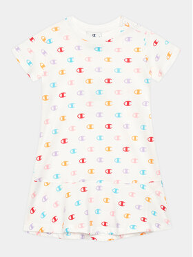 Champion Champion Haljina za svaki dan 404687 Bijela Regular Fit