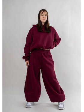 DKaren Sport DKaren Sport Dres B27 Bordowy Oversize