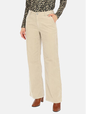 Red Button Red Button Spodnie damskie Colette Écru Straight Fit