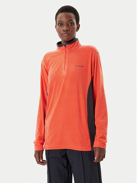 Columbia Columbia Fleecová mikina Klamath Range™ II Half Zip 1352472 Oranžová Regular Fit