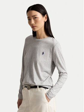 Polo Ralph Lauren Polo Ralph Lauren Bluse 211B14604003 Grau Regular Fit