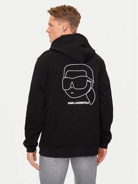 KARL LAGERFELD KARL LAGERFELD Mikina 705442 544908 Čierna Regular Fit
