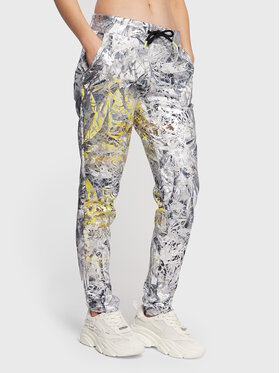 Sportalm Sportalm Spodnji del trenirke 9856512926 Srebrna Regular Fit