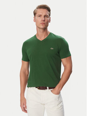 Lacoste Lacoste Tričko TH6710 Zelená Regular Fit