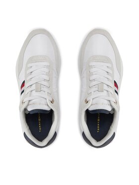 Tommy Hilfiger Superge Essential Runner Global Stripes FW0FW07831 Bela