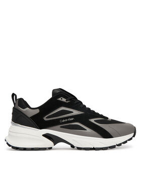 Calvin Klein Calvin Klein Sneakersy Hike Runner Ck Stripe Mix Ny-Su HM0HM02220 Černá